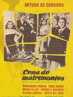 Cartel de Cena de matrimonios