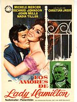 Cartel de Los amores de Lady Hamilton