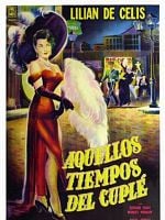 Cartel de Aquellos tiempos del cuplé