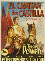 Cartel de El Capitán de Castilla