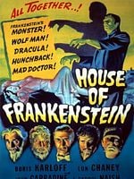 Cartel de La mansión de Frankenstein
