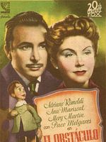 Cartel de El obstáculo