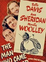 Cartel de El hombre que vino a cenar