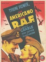 Cartel de Un americano en la R.A.F.
