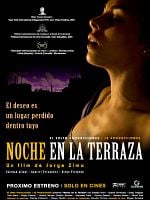 Cartel de Noche en la terraza