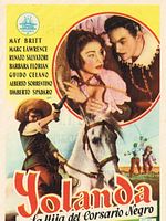 Cartel de Yolanda, la hija del corsario negro