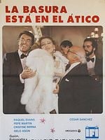 Cartel de La basura está en el ático