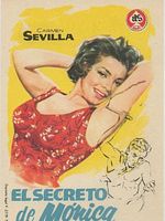 Cartel de El secreto de Mónica