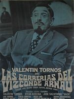 Cartel de Las correrías del Vizconde Arnau