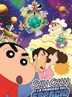 Cartel de Shin-chan y la Princesa del Espacio