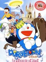 Cartel de Doraemon y el misterio de las nubes
