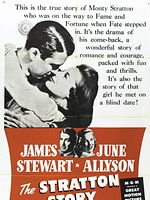 Cartel de La historia de Monty Stratton