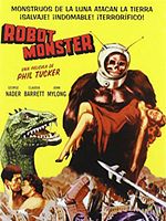 Cartel de Robot Monster