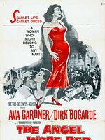Cartel de El ángel vestido de rojo