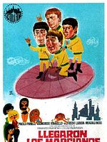 Cartel de Llegaron los marcianos