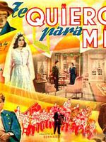 Cartel de Te quiero para mí