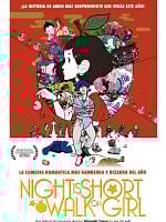 Cartel de Night is short, walk on girl
