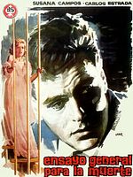 Cartel de Ensayo general para la muerte