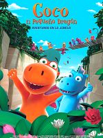 Cartel de Coco, el pequeño dragón. Aventuras en la jungla