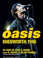 Cartel de Oasis Knebworth 1996