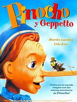 Cartel de Pinocho y Geppetto