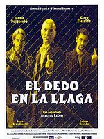 Cartel de El dedo en la llaga