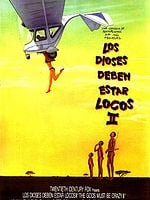 Cartel de Los dioses deben estar locos II
