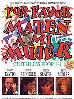 Cartel de Por favor, maten a mi mujer