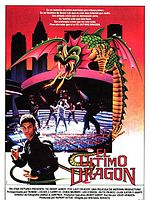 Cartel de El último dragón