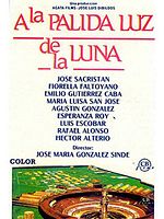 Cartel de A la pálida luz de la luna