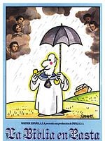 Cartel de La Biblia en pasta