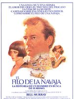 Cartel de El filo de la navaja