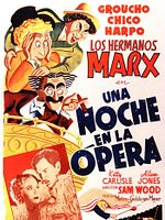 Cartel de Una noche en la ópera