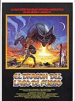 Cartel de El dragón del lago de fuego