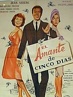 Cartel de L'Amant de cinq jours