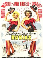 Cartel de Los caballeros las prefieren rubias