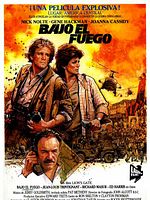 Cartel de Bajo el fuego