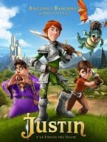 Cartel de Justin y la espada del valor