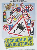 Cartel de Locademia de conductores