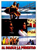 Cartel de Al diablo la pubertad