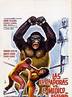 Cartel de Las luchadoras contra el médico asesino
