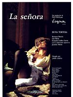Cartel de La señora