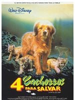 Cartel de Cuatro cachorros para salvar
