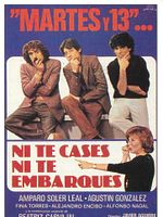 Cartel de Martes y trece, ni te cases ni te embarques