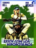 Cartel de Estoy con los hipopótamos