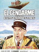 Cartel de El gendarme y los extraterrestres