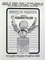 Cartel de Ensayo de orquesta