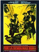 Cartel de Por la senda más dura
