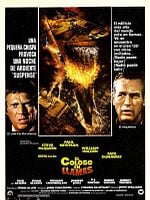 Cartel de El coloso en llamas