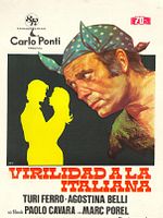 Cartel de Virilidad a la italiana